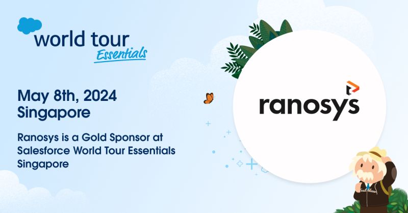 Ranosys is a proud sponsor of Salesforce World Tour Essentials Singapore 2024