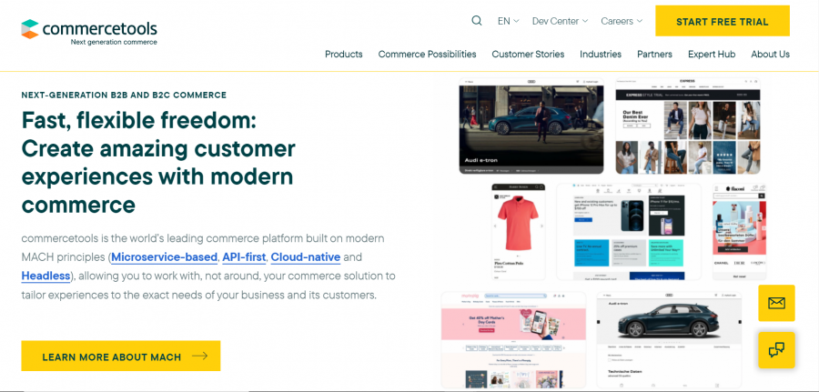 MACH commerce to offer personalized eCommerce experiences across different touchpoints