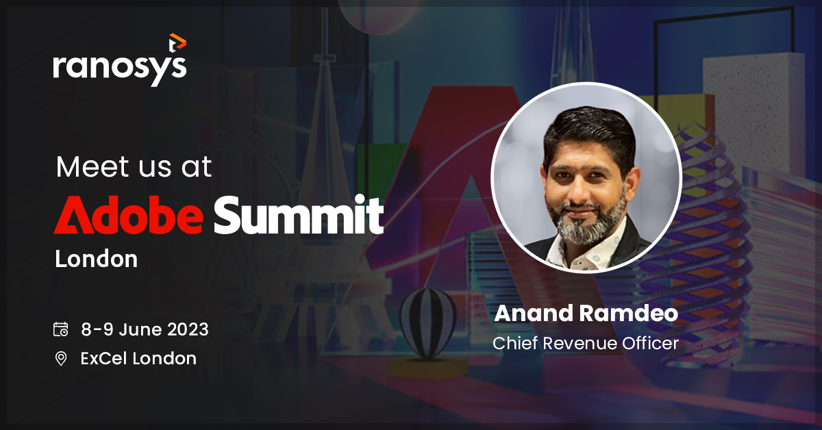 Ranosys to attend Adobe Summit EMEA 2023 at ExCeL London, UK
