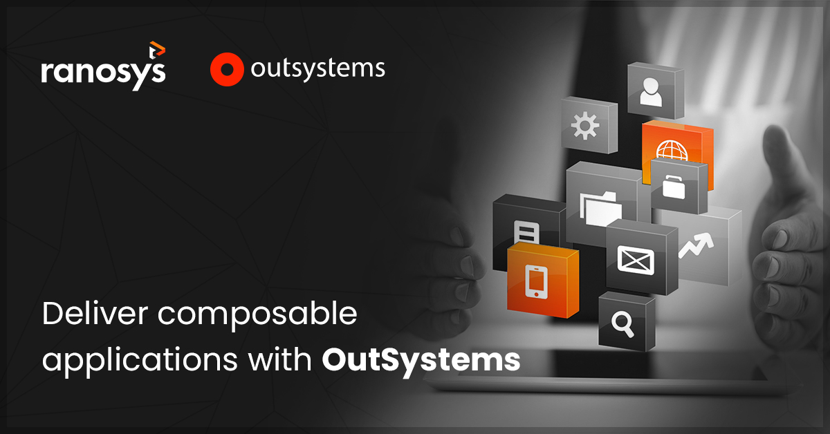 How do OutSystems build composable applications?